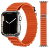 Силіконовий ремінець Alpine LOOP Apple Watch 38/40/41 AAA+, Рожевий (Помаранчевий)