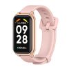 Силіконовий ремінець для Redmi Smart Band 3 / Mi Band 9 Active (Рожевий)