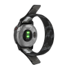Нейлоновий ремінець на липучці для Garmin Fenix 7/7X/6X/5X/6/5 22ММ.  (Чорно-сірий камуфляж)