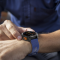 Силіконовий ремінець з карбоновим візерунком 26 мм для Garmin Fenix / Enduro / Tactix (Blue)