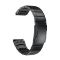 Ремінець металевий для Garmin 22 mm.TITANIUM  (Чорний)