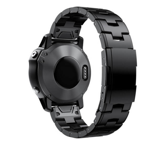 Ремінець Vented Titanium для Garmin 22 mm. (Чорний)