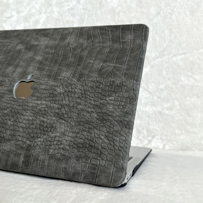 Чохол накладка шкіряна на MacBook Pro 16.2 A2485 | A2780 (Сірий)