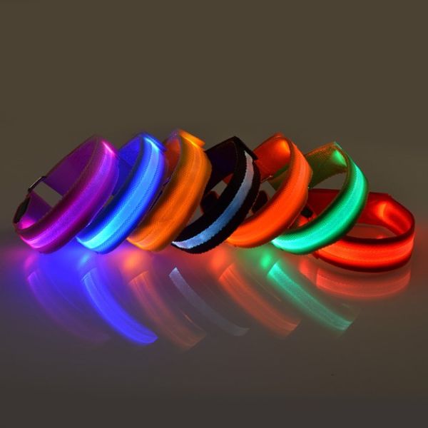 Светодиодная Led лента для поездок | бега ночью BPNK-R03, Желтая (Чорний)