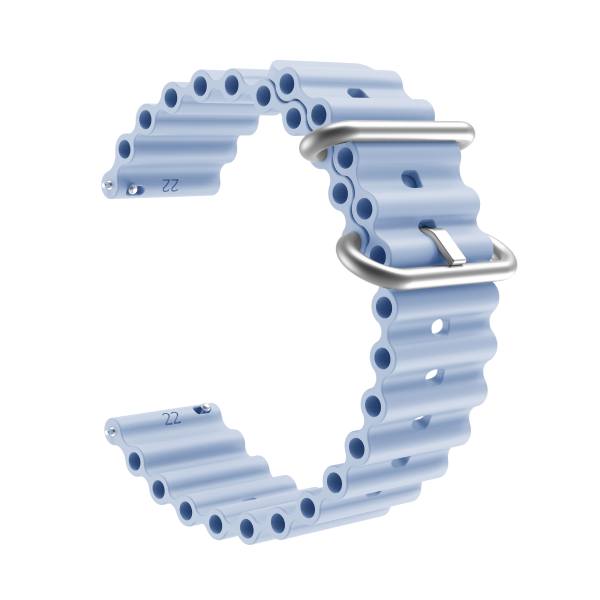 Ремінець Ocean Band для смарт годинника 20 мм. (Блактиний)