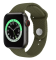 Силіконовий ремінець Braid для Apple Watch 38/40/41 AAA+, Зелений (Червоний)