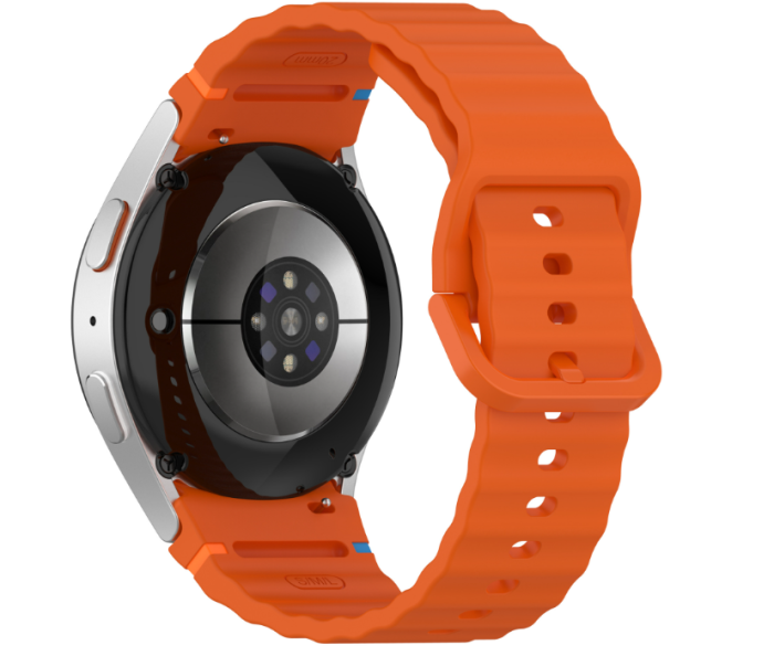 Силіконовий ремінець для Samsung Galaxy Watch 7/FE/6/5/4 (Помаранчевий)