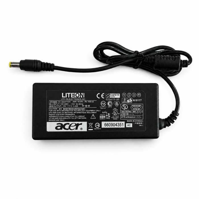 Блок живлення для ноутбука Acer 65W 19V 3.42A 5.5×1.7 мм (блок)