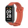 Силіконовий ремінець для Redmi Smart Band 3 / Mi Band 9 Active (Червоний+Чорний)