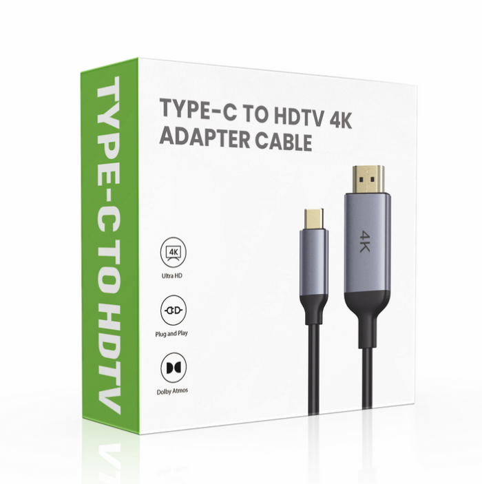 Кабель-адаптер Type-C → HDMI 4K/60Hz (1 м) | Модель ZX123