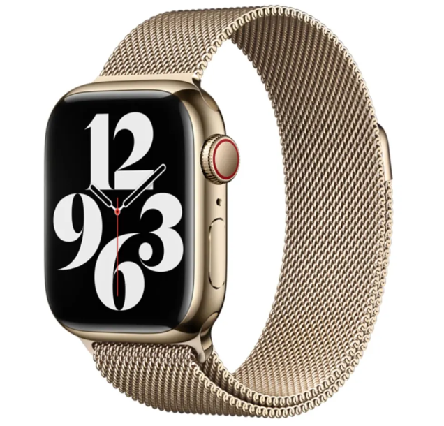 Міланська петля Apple Watch 38/40/41 AAA+ ,  (Бежевое золото)