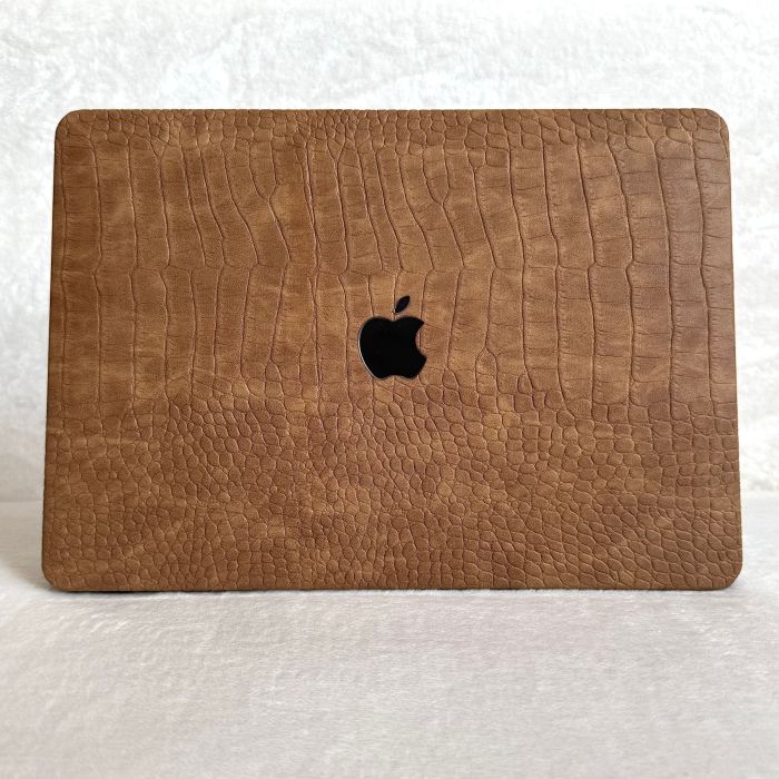 Чохол накладка шкіряна на MacBook Pro 16.2 A2485 | A2780 (Коричневый, Белый, Синий)