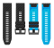 Силіконовий ремінець з карбоновим візерунком 26 мм для Garmin Fenix / Enduro / Tactix (Lihgt Blue)