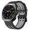Двоколірний силіконовий ремінець для Samsung Watch Ultra 47 мм (чорний+сірий)