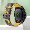 Силіконовий ремінець для Garmin Fenix 7X / 6X / 5X (26 мм) (Камуфляж жовтий)
