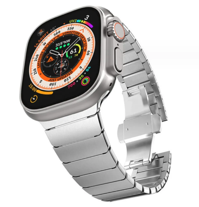 Ремінець мтеличний IRON для Apple Watch 49/45/44/42 mm AAA+,  (Сірий)