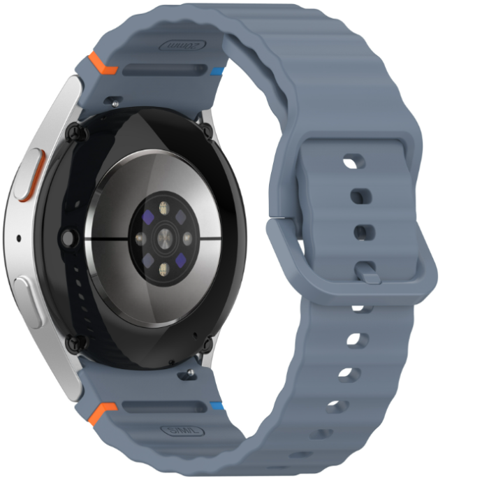 Силіконовий ремінець для Samsung Galaxy Watch 7/FE/6/5/4 (Синій)