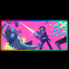 LED килимок для мишки "Rick and morty" 80*30 см (22)