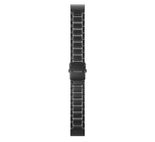 Металевий титановий ремінець 22 мм для Garmin MARQ / Fenix / Epix (Чорний)
