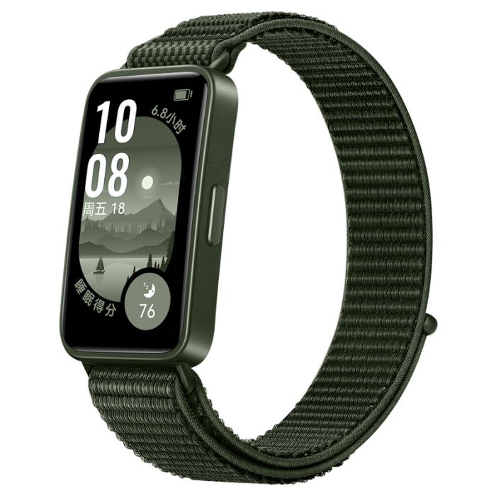Нейлоновий ремінець для Huawei Band 8 / 9 з липучкою (Green)