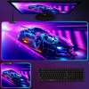 Килимок для мишки з підсвіткою 80*30 см. Night  (4)