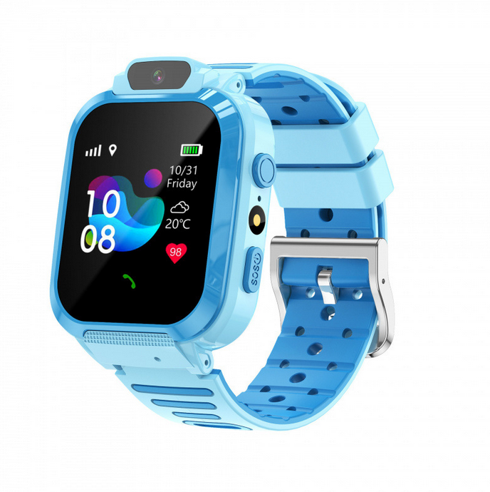 Дитячий водонепроникний розумний годинник з GPS трекером SMART BABY Q16 + (Blue)
