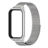 Металевий ремінець Milanese + корпус для Redmi Band 3 / Mi Band 9 Active  (срібний)