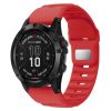 Силіконовий ремінець QuickFit 26 мм для Garmin Fenix 7X/6X/5X, Enduro 2, Tactix, Descent, Epix Pro (Червоний)