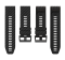 Силіконовий ремінець з карбоновим візерунком 26 мм для Garmin Fenix / Enduro / Tactix (Black)