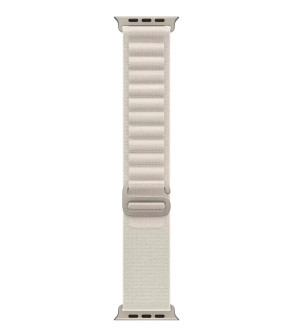 Тканинний ремінець Alpine LOOP Apple Watch 42 / 44 / 45 AAA+,  (Білий)