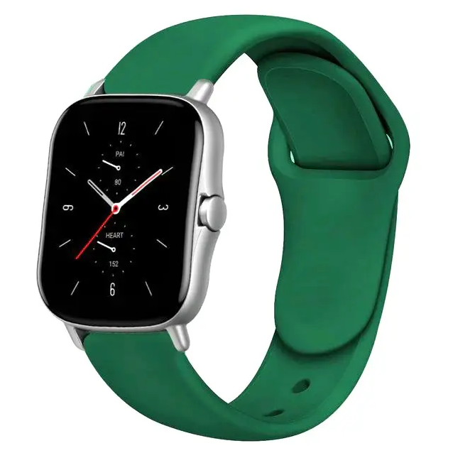 Ремінець силіконовий Classic 22 мм (Зеленый / Green)