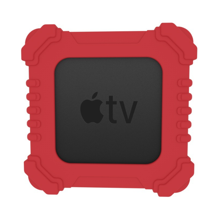 Захисний силіконовий чохол для Apple TV (4K / HD)  (Red)