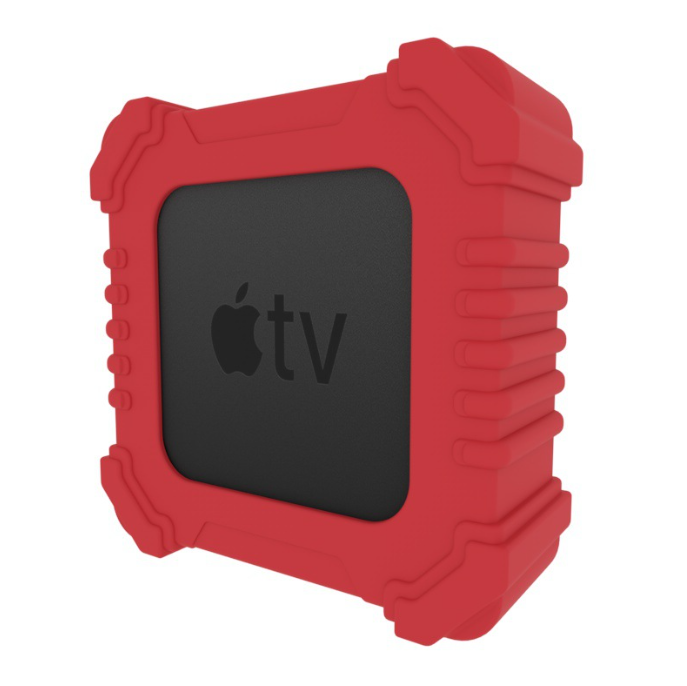 Захисний силіконовий чохол для Apple TV (4K / HD)  (Red)