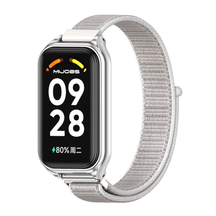 Ремінець Mijobs Loop для Redmi Band 3 / Mi Band 9 Active (Сірий)