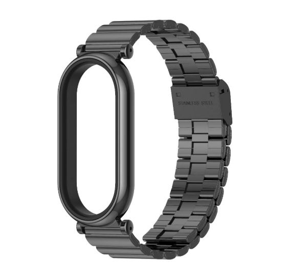 Ремінець металевий Mijoas GT4  для mi Band 8/9 (Чорний)