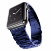 Ремінець металевий BlackPink 3-Bead Metal Band для Apple Watch 38 | 40 мм, Silver (Синий)