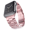 Ремінець металевий BlackPink 3-Bead Metal Band для Apple Watch 38 | 40 мм, Silver (Pink Rose)