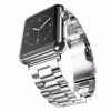 Ремінець металевий BlackPink 3-Bead Metal Band для Apple Watch 38 | 40 мм, Silver (Yellow Gold-Silver)