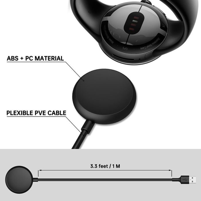 Зарядний кабель для Pixel Watch White Type-C