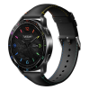 Ремінець для годинника з еко-шкіри шириною 22 мм., (Black)