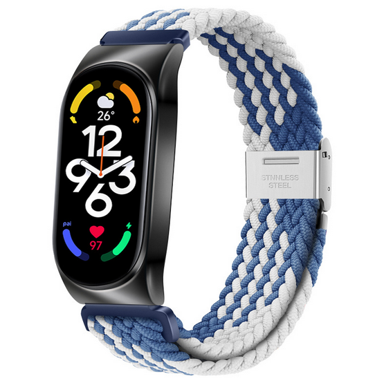 Ремінець для MiBand 7 тканинний, (Блактиний)