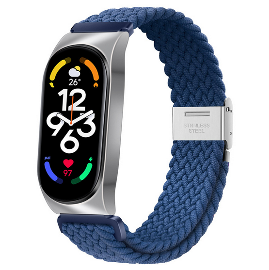 Ремінець для MiBand 7 тканинний, (Синій / Blue)