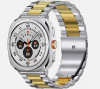 Металевий ремінець для Samsung Galaxy Watch Ultra / Watch 7 Ultra (Silver/Gold)