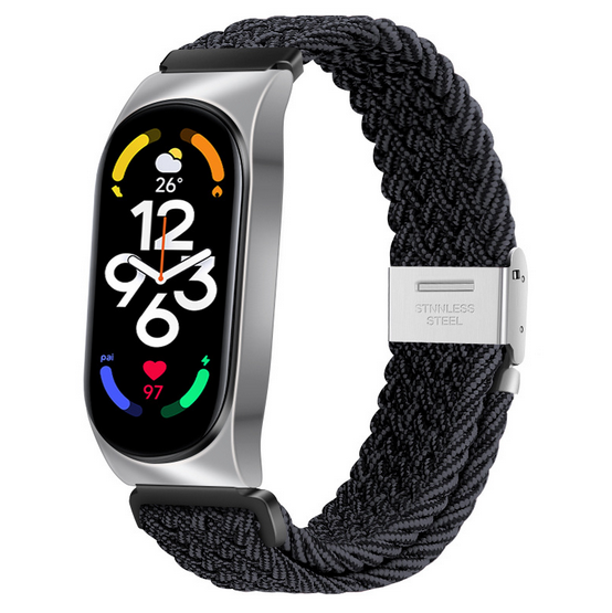 Ремінець для MiBand 7 тканинний, (Сірий)
