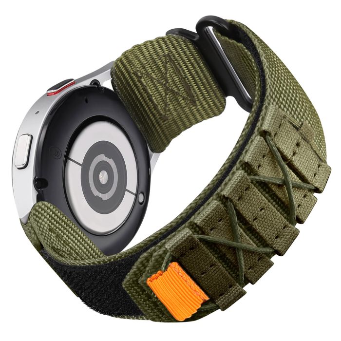 Ремінець нейлоновий для годинника 22 mm тактичний Military, (Green)