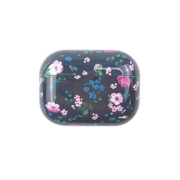 Чохол пластиковий BlackPink для AirPods PRO Flower Series, Black/Pink
