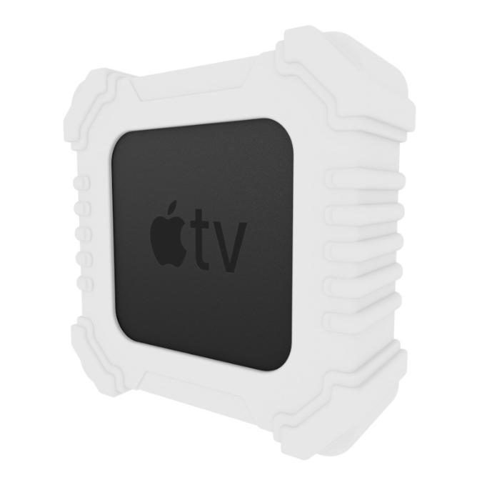 Захисний силіконовий чохол для Apple TV (4K / HD)  (White)