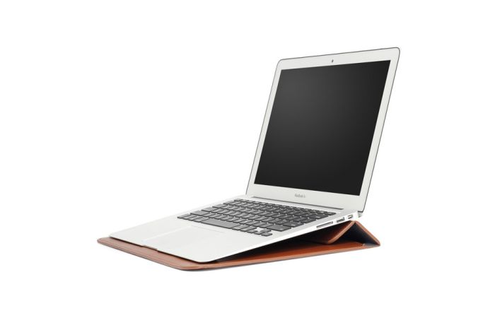 Чохол-конверт-підставка Leather PU для MacBook 13 (Коричневий)