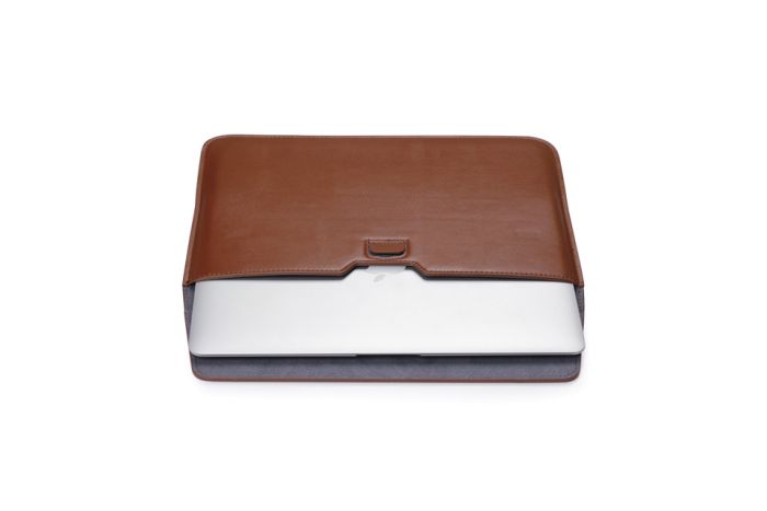 Чохол-конверт-підставка Leather PU для MacBook 13 (Коричневий)