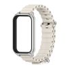 Силіконовий ремінець Ocean з алюмінієвою рамкою для Mi Band 9 Active / Redmi Band 3 (Білий)